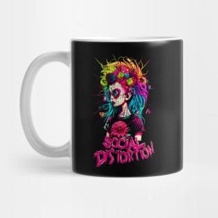 Punk Girl - Social Distortion Vintage Mug